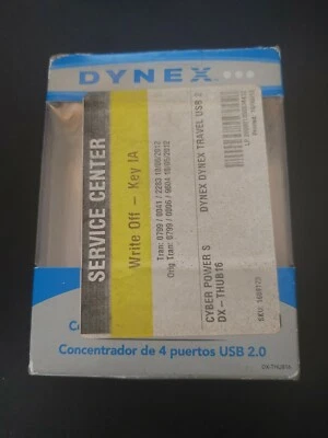 Dynex DX-THUB16 4-Port USB 2.0 Hub in original box - Image 1 of 3