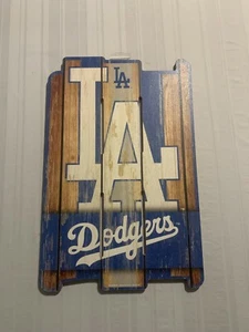 Los Angeles Dodgers MLB 17" x 11" Wood Decorative Indoor Sign Wincraft - Picture 1 of 2