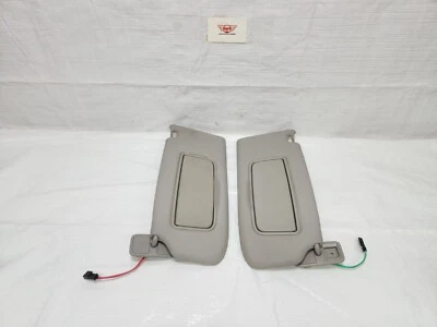 2006-2008 Volvo S40 Sunvisor Sun Visor with Mirror Illuminated Left Right Gray - Image 1 of 4
