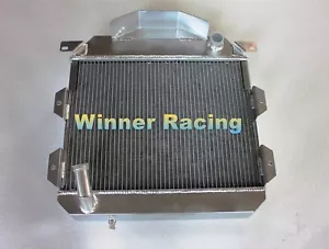 Fit Austin Healey 100-4 1953-1956 53 54 55 56 MT Full aluminum radiator - Picture 1 of 8