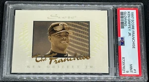 🔥Ken Griffey Jr. 1997 Score The Franchise GlOW in the Dark! #1 PSA 9🔥 - Picture 1 of 3