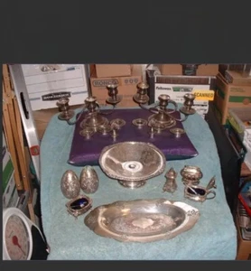 vintage silver plated items--lot - Holy Protection - Picture 1 of 8
