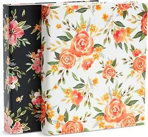 2 Pack Colorful Floral 3 Ring Binder with 1.5 Inch Rings Decorative File Folder - Picture 1 of 3