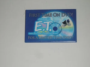 E.T. Der außerirdische Speilberg Pinback Werbung Pin Button Film - Bild 1 von 2