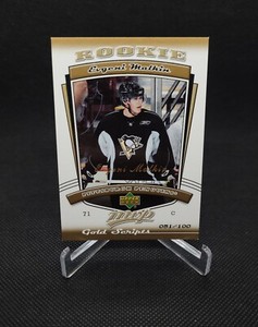 2006-07 Upper Deck MVP Evgeni Malkin RC #303 Gold Scripts #'d /100