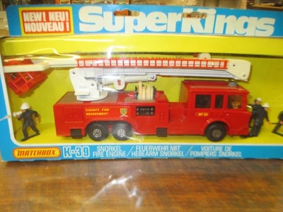Matchbox K-39 Super Kings 'SNORKEL FIRE ENGINE' MIB - Image 1 of 4