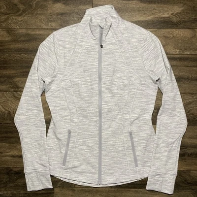 Lululemon Define Jacket Womens Size 10 Luon Wee Are From Space Ice Grey White - Image 1 of 4
