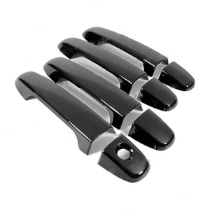 For 18-23 Subaru Crosstrek Glossy Black Side Door Handle Cover Trim - Picture 1 of 4