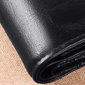 (Black)PU Leather Men Wallet Zipper No Degaussing Multi Screens Vertical Vint AU - Picture 1 of 5