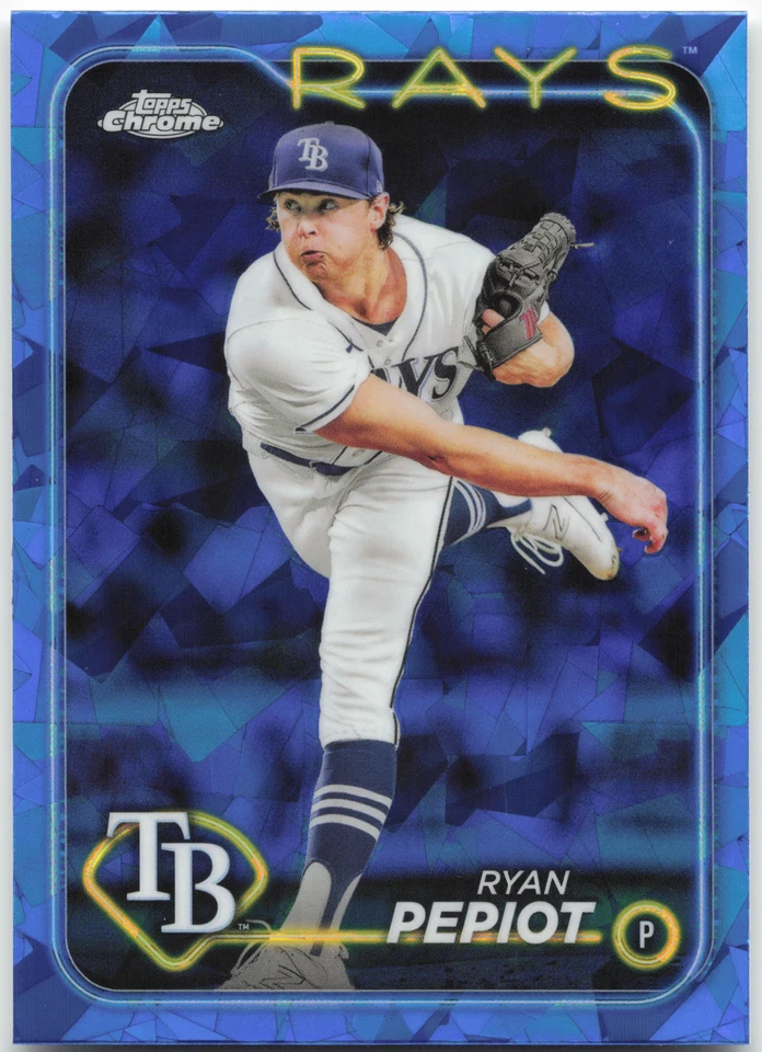 2024 Topps Chrome Sapphire Edition #411 Ryan Pepiot - Image 1 of 2