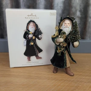 Hallmark Keepsake "Father Christmas" Ornament 4th in Series 2007 Green - Picture 1 of 14