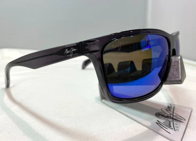 GAFAS DE SOL POLARIZADAS MAUI JIM MAKOA MJ 804-14G GRIS OSCURO CON AZUL HAWAII NUEVAS Foto 1 de 4
