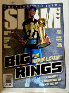 SHAI GILGEOUS-ALEXANDER Signed OKC SLAM MAGAZINE NO LABEL ISSUE #257 JSA - Picture 1 of 1