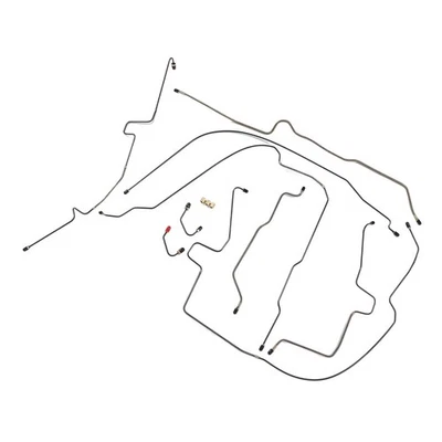 Stainless Steel Brake Line Set SJPB9701 Preformed Hydraulic Complete - Image 1 of 4