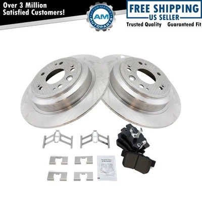 Kit de conjunto de pastilhas semi metálicas de rotor de freio traseiro e Posi para Honda Crosstour - Imagem 1 de 4