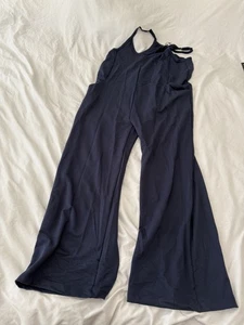 Mono Sincerely Jules azul pierna ancha para mujer talla grande nuevo con etiquetas 158 - Imagen 1 de 6