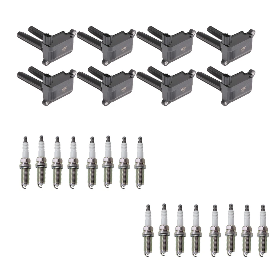 Kit de bujías NGK 8 bobinas de encendido 16 platino para cargador RAM 1500 6,2 V8 Foto 1 de 1