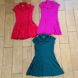 Children place 3 Dresses Bundle 3 colors For Girls/kids 7-8 Size M  - Picture 1 of 8