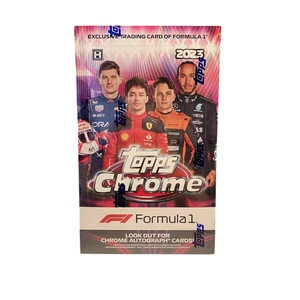2023 Topps Chrome Formula 1 Racing Factory Sealed Hobby Box - Picture 1 of 2