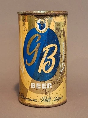 1950 GB GRACE BROTHERS LATA DE CERVEZA TAPA PLANA SANTA ROSA CA  Foto 1 de 4