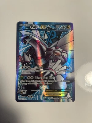 Palkia EX (Team Plasma) 100/101 Full Art Pokémon Card Damaged Condition - Image 1 of 4