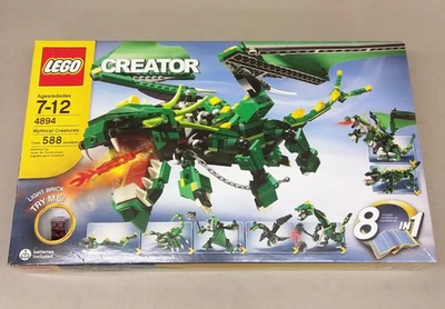 LEGO Creator 4894 Mythical Creatures NEW! Dragon Monster Animal Light-Up Brick - Image 1 of 4
