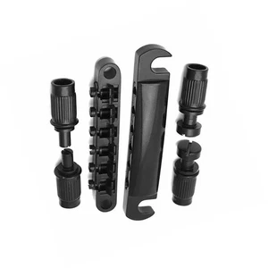 Sillines Ajustables Tune-O-Matic Guitarra Puente Cordal para Guitarra LP SG Negro - Imagen 1 de 10