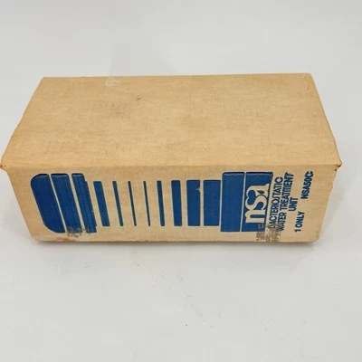 NSA 50C Countertop Water Filter Bacteriostatic Water Treatment Canister Open Box - Image 1 of 2