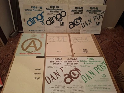 De colección. 1979-1984,85,86 ACME, DINGO Botas Distribuidor Caralogos y Folletos Raro Foto 1 de 4