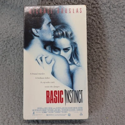 Basic Instinct VHS Tape Sealed 1992 Michael Douglas - Image 1 of 2