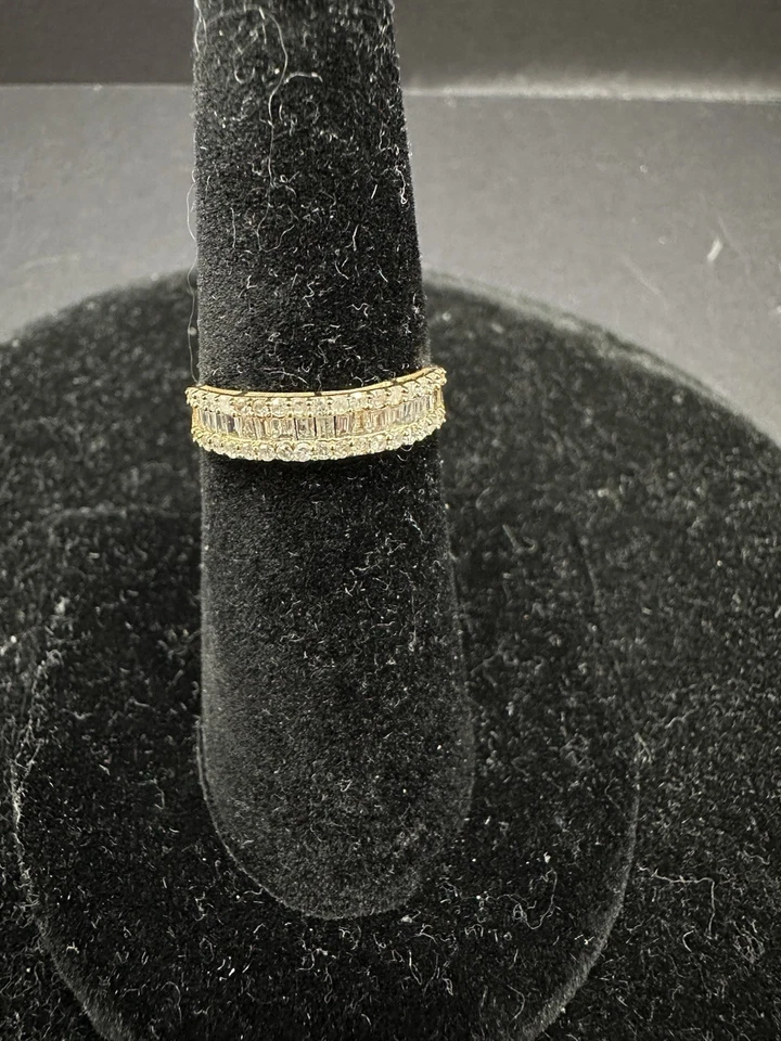 Half Eternity Yellow Gold Ring - Image 1 of 4