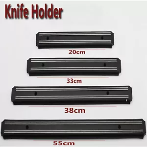 Magnetic Wall Mounted Knife Store Back Strip Kitchen Utensil Holder Storage Bar - Picture 1 of 14