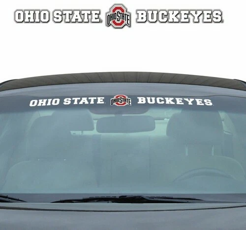 Ohio State Buckeyes NCAA Windshield Decal 35 x 4  - Image 1 of 1