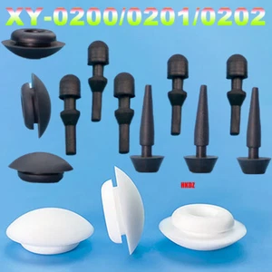 Rubber Snap-On Hole Plugs Grommets Blanking Blind Bung Seals Pipe Tube End Caps - Picture 1 of 16