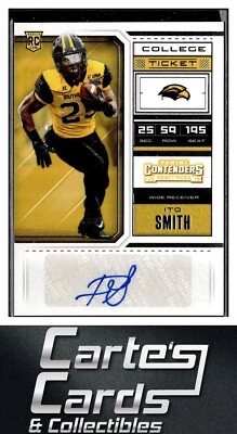 Ito Smith 2018 Panini Contenders Draft Picks #291 Southern Miss Rookie Auto - Image 1 of 2