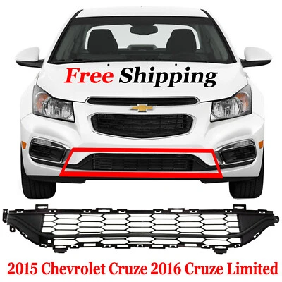 For 2015 Chevrolet Cruze 2016 Cruze Limited Front Bumper Grille Black Plastic Foto 1 de 4