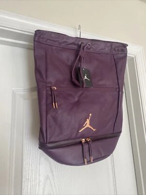 NEW w/tags Jordan Jumpman Skyline City Portage Bag Backpack Purple 9A0023-P3D - Image 1 of 4