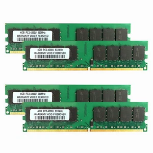 For Intel 4x 4GB 2RX8 PC2-4200U DDR2 533Mhz 240Pin UDIMM Desktop Memory RAM - Picture 1 of 5