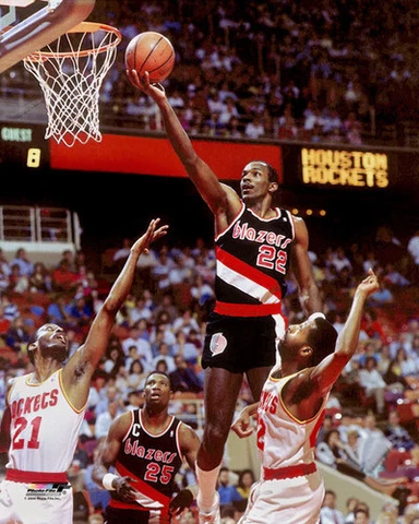 CLYDE DREXLER Glide Classic Portland Trail Blazers c.1992 Premium POSTER Print Cover