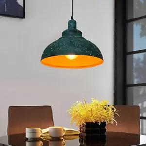 Vintage Industrial Pantalla de Lámpara Colgante Lámpara Candelabro de Techo - Imagen 1 de 15