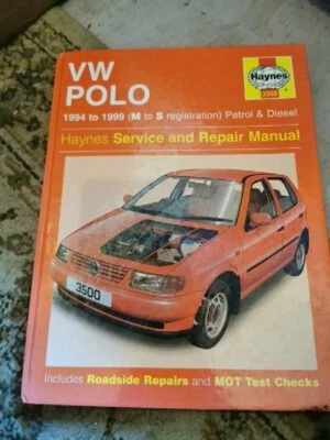 Haynes Manual 1994-1998 Volkswagen POLO petrol & diesel 1litre - 1.9litre - Image 1 of 4