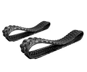 A set of 2 rubber tracks is suitable for 1 ton small crawler excavator - Picture 1 of 7