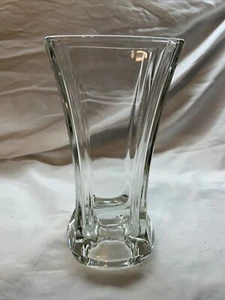 French made Clear Crystal Vase - 9.5" Height - Picture 1 of 2