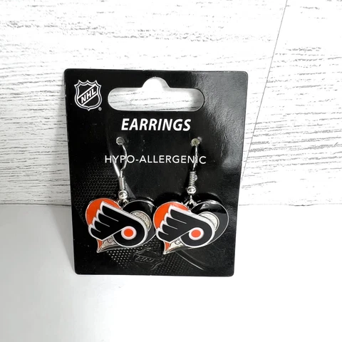 NHL Philadelphia Flyers Dangle Earrings New Cover