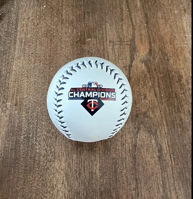 Minnesota Twins 2019 AL Central Division Champions Rawlings Baseball Postseason  - Image 1 of 3