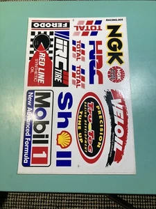 Vinyl Decals Stickers Motorsports NGK Shell Mobil1 Veloil Redline Ferodo Tru-Tec - Picture 1 of 7