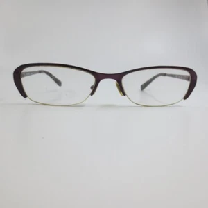 Nine West Eyeglasses Frame NW1019-512 Women's Rose Dark Metal Half Rim Oval 130 - Picture 1 of 7