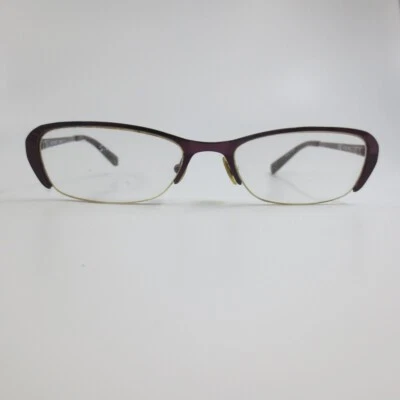 Nine West Eyeglasses Frame NW1019-512 Women's Rose Dark Metal Half Rim Oval 130 - Изображение 1 из 4