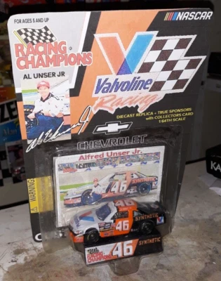 Diecast Racing Champions Al Unser Jr#46 Synthetic Valvoline (Custom made) - Photo 1/4