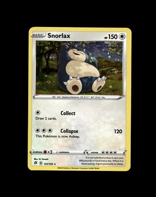 Snorlax Munchlax Pokemon Card! Holo/Reverse Holo Rare EX V VMAX Full Art Cards! - Image 1 of 2